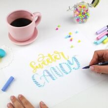 TOMBOW - flamaster dwustronny MAUVE - 3