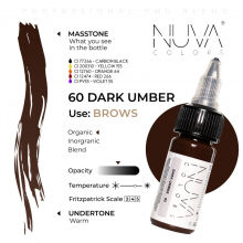 Nuva Colors - 60 Dark Umber - 15ml (Reach Compliant) - 2