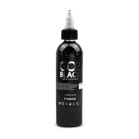 Xtreme Ink - farba do tatuażu - Go2 black - 120ML