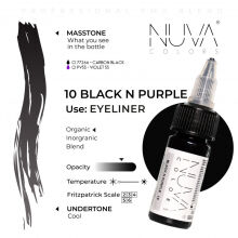 Nuva Colors - 10 Black n Purple - 15ml (Reach Compliant) - 2