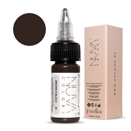 Nuva Colors - 20 Brown n Black - 15ml (Reach Compliant)