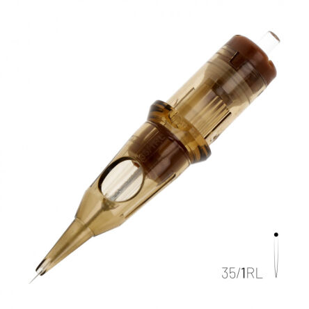 KWADRON Cartridge System - 1 RLMT - Round Liner - Medium Taper 0.35mm
