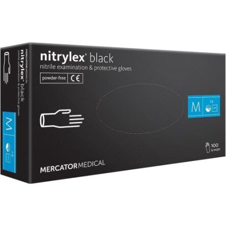 Перчатки нитриловые NITRYLEX BASIC BLUE 100 шт 