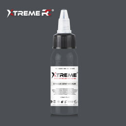 Xtreme Ink - farba do tatuażu - Opaque Gray Medium - 30ML