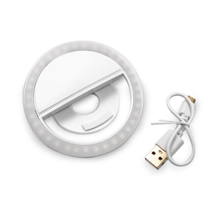 Lampka PIERŚCIENIOWA LED RING - COLD WHITE