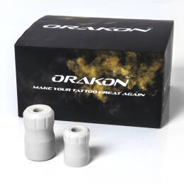 25mm Short Hard Plastic Orakon Disposable Pen Grip BOX 24pcs