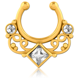 POZŁACANY FAKE SEPTUM