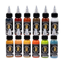 Xtreme Ink - farba do tatuażu - Rodrigo Lopes Monumental Color SET - 12X30ML - 2
