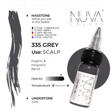 Nuva Colors - Smp - 335 Grey - 15ml (Reach Compliant) - 2