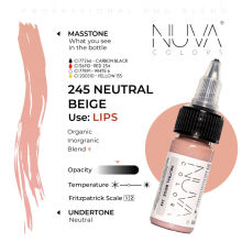 Nuva Colors - 245 Neutral Beige - 15ml (Reach Compliant) - 2